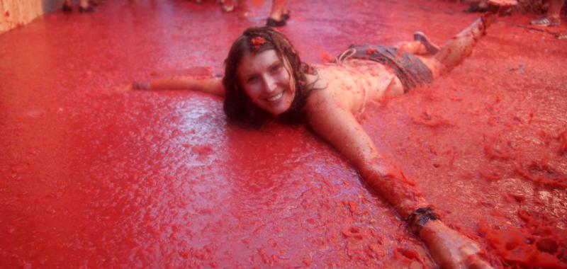 La Tomatina. Buñol, Valencia, 26 de agosto